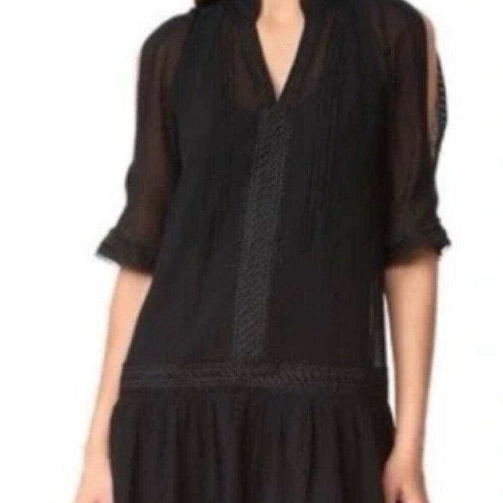 Kobi Halperin Drop waist black dress